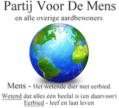 Elk Mens Stemt Partij Voor De Mens
